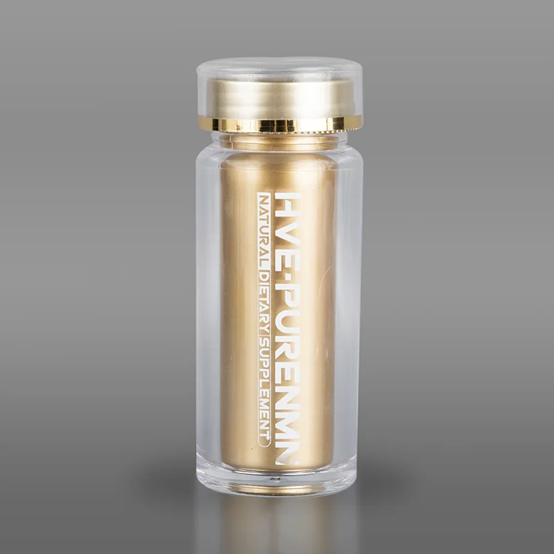Bouteille cosmétique en acrylique pour capsules