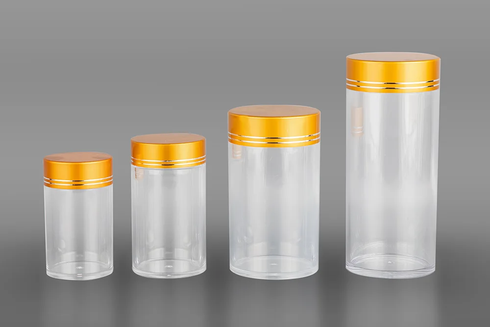 Acrylic Health Supplement Bottles