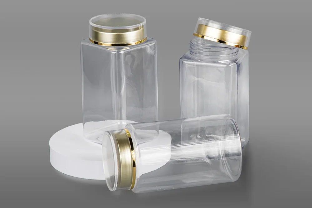 Acrylic Health Supplement Bottles For Pills