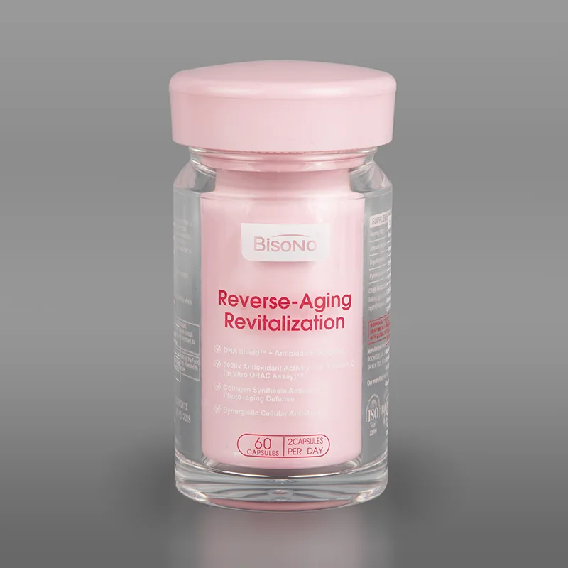 Bouteille cosmétique PETG pour capsules
